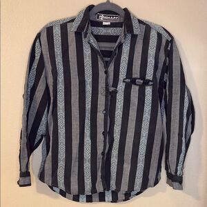 Vintage 80’s Woven Shirt ‘Punch A.P.P.’ Size Medium